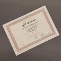 CERTIFICADO TOEIC BRIDGE